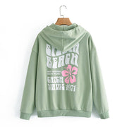 Laura Green Siesta Beach Floral Hoodie