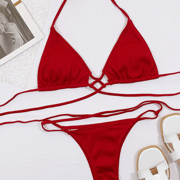Haley Halter Bikini Set
