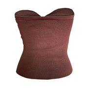 Maggie Twist Front Knit Tube Top