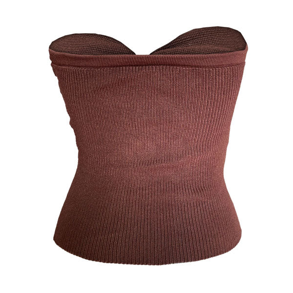Maggie Twist Front Knit Tube Top