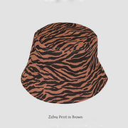 Nora Animal Print Summer Bucket Hat