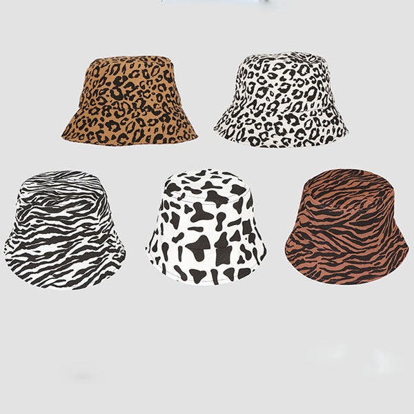 Nora Animal Print Summer Bucket Hat