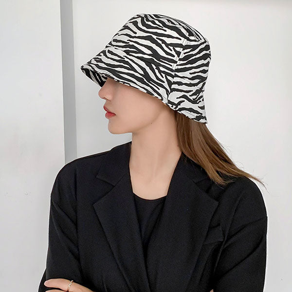 Nora Animal Print Summer Bucket Hat